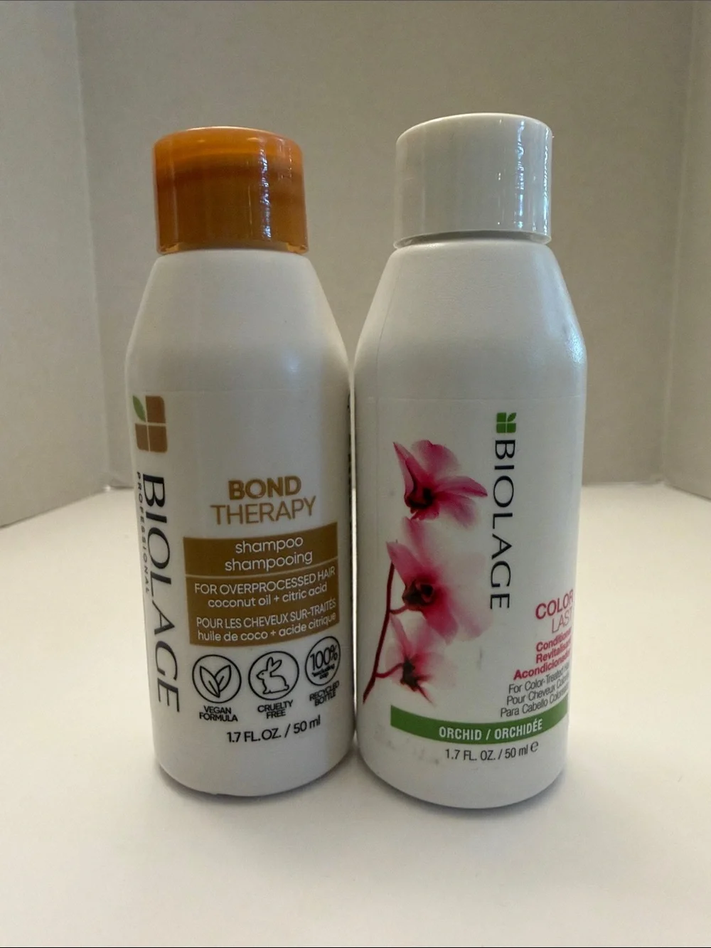 Biolage Bond Therapy & Color Last Travel Shampoo + Conditioner Set